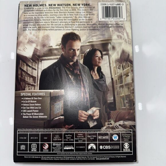 Elementary: The First Season (DVD)New - Picture 2 of 2